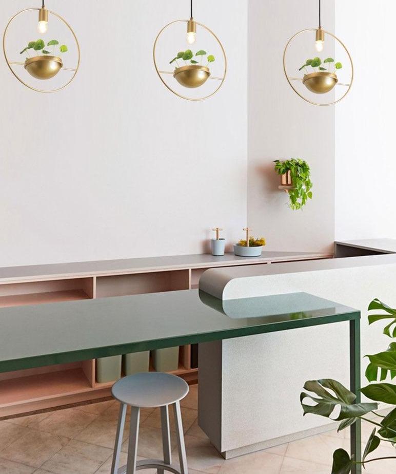 Althea - Moderne Nordische Pflanzenlampe